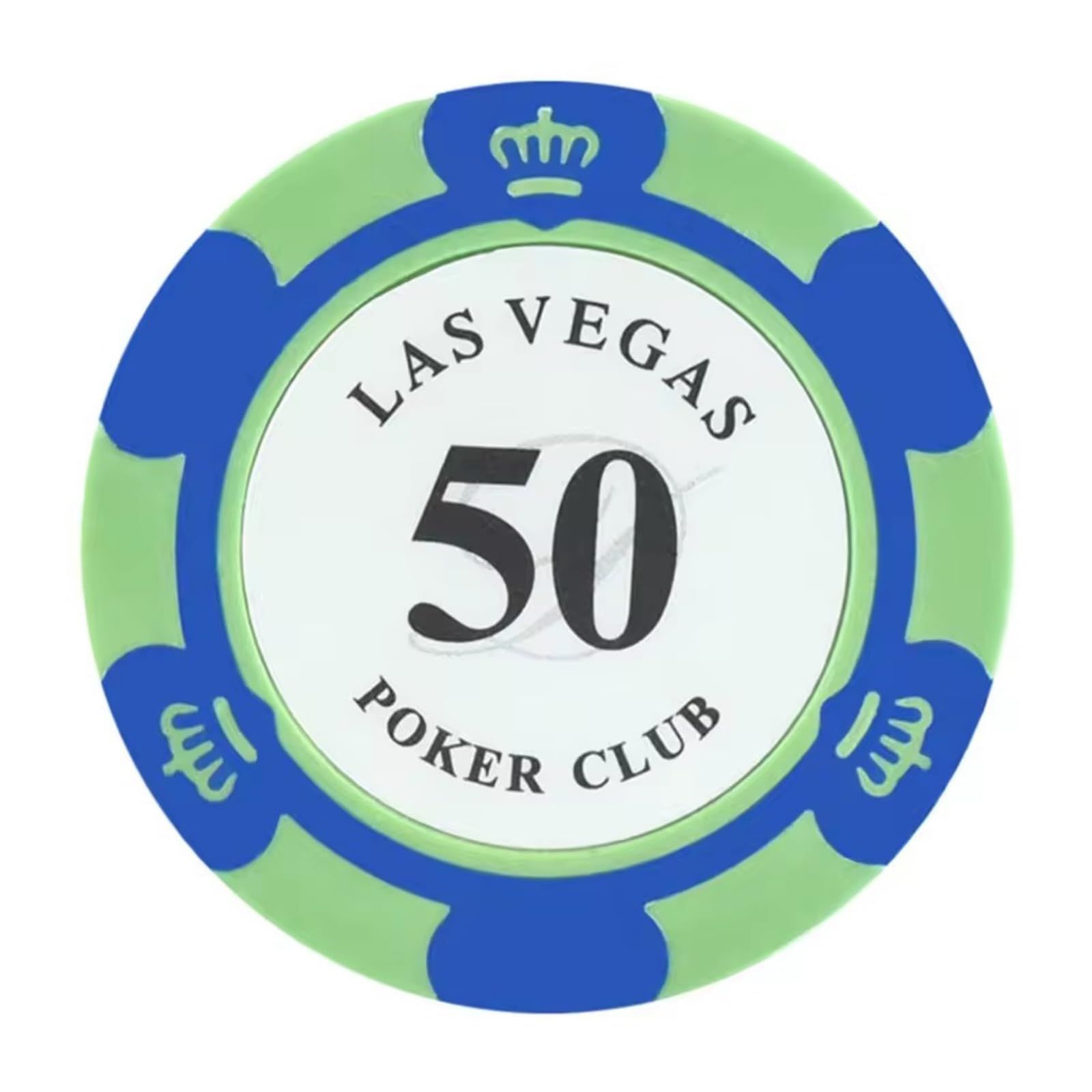 クレイポーカーチップ 20枚セット LAS VEGAS カジノチップ ポーカー