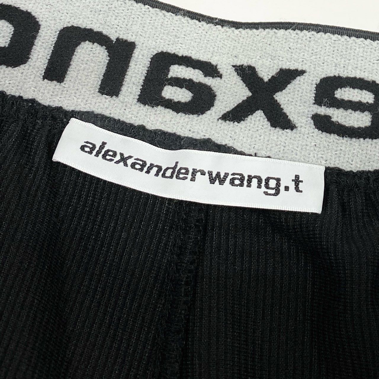46f30 alexander wang.t アレキサンダーワン ウエストロゴプリント  