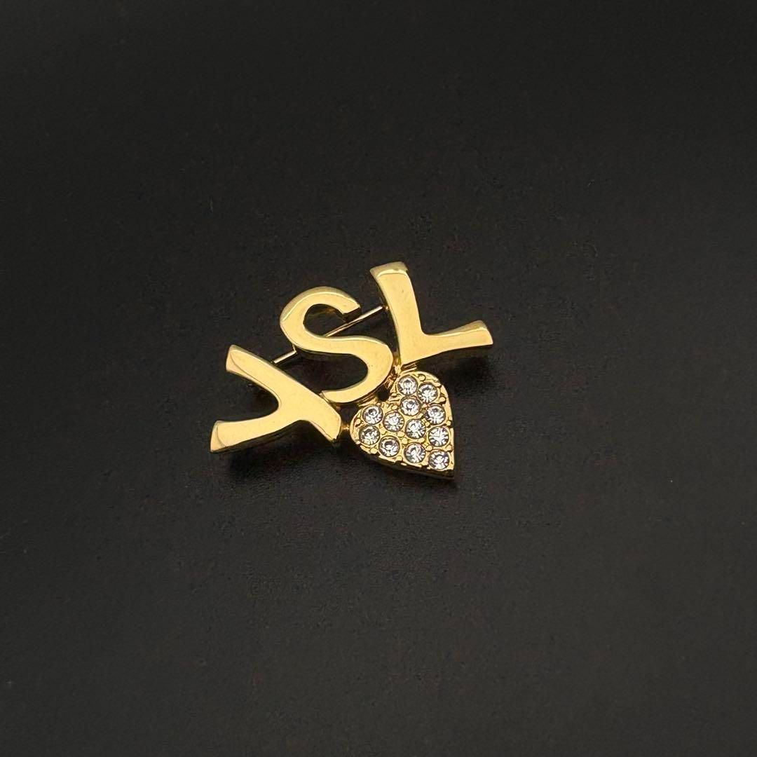 ✨未使用保管品✨Yves Saint Laurent ハート ラインストーン
