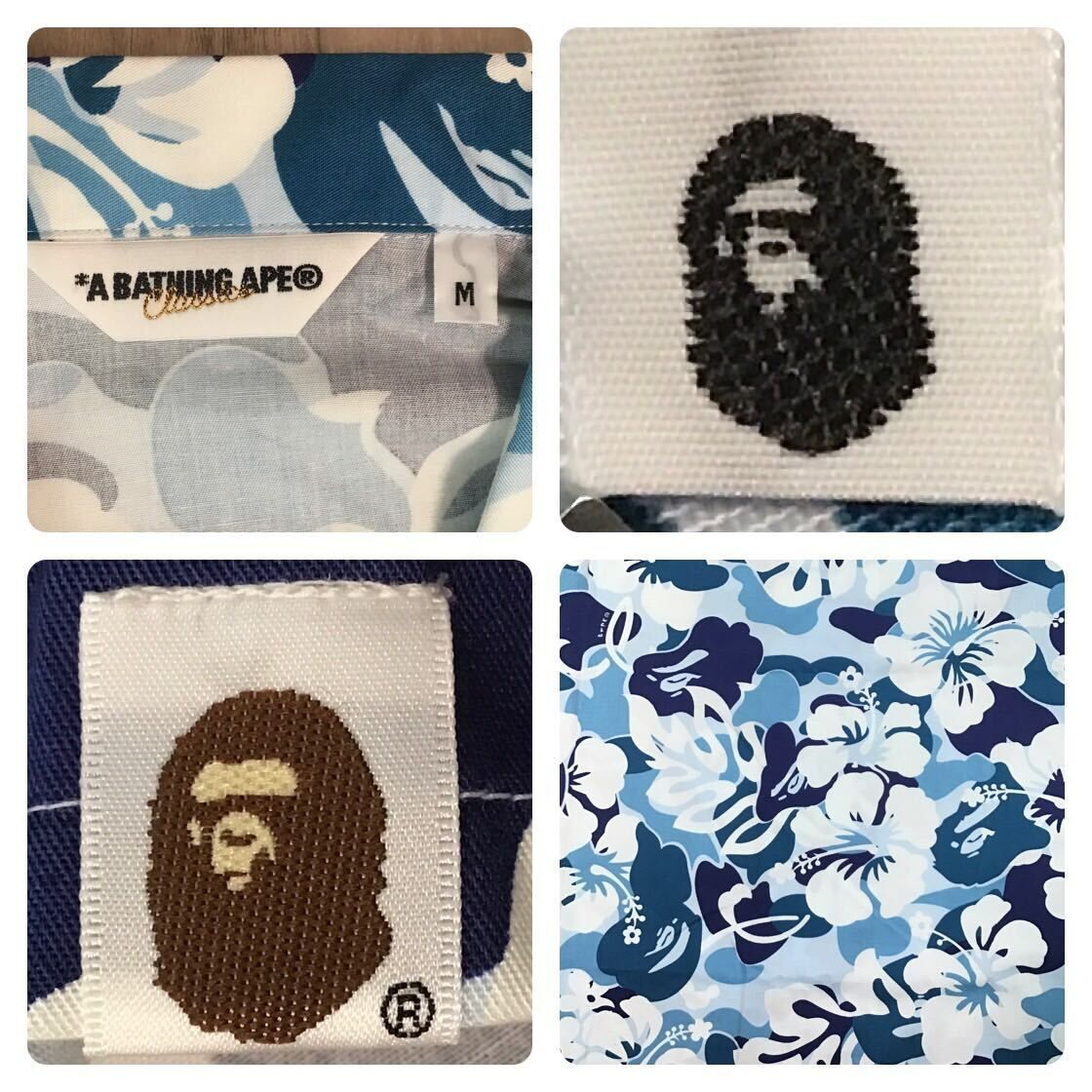 A BATHIG APE メンズM 半袖シャツ エイプ BAPE ベイプ 迷彩
