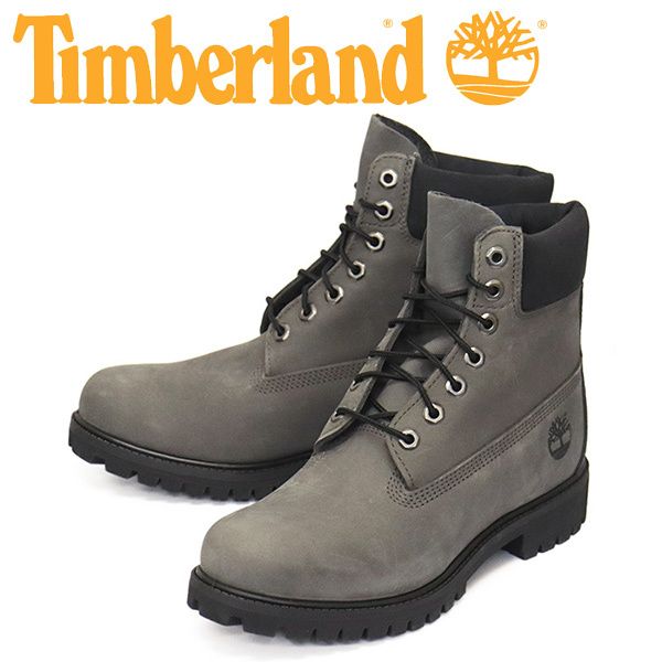 Timberland (ティンバーランド) A62BH 6in PREM WP BT 6インチプレミアムウォータープルーフブーツ Grey TB475 US11-約29.0cm