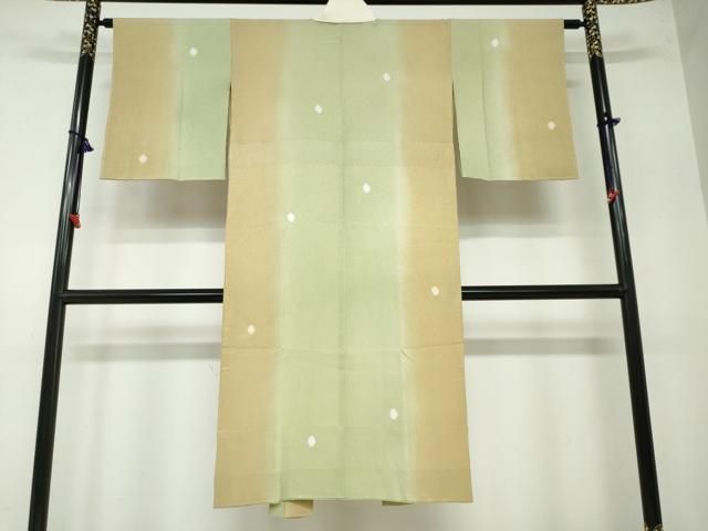 平和屋着物●長襦袢 無双仕立て 丸文 暈し染め 正絹 DAAW5374ud