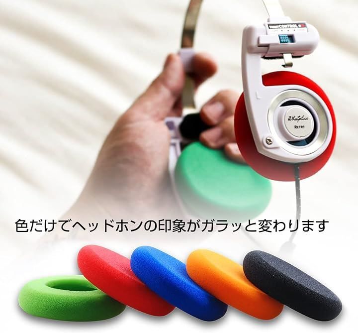 KOSS ヘッドホン(変換プラグ・交換用パッド付) 楽天市場】KOSS/RETRO イヤーパッド ヘッドホン交換用 直径60mm