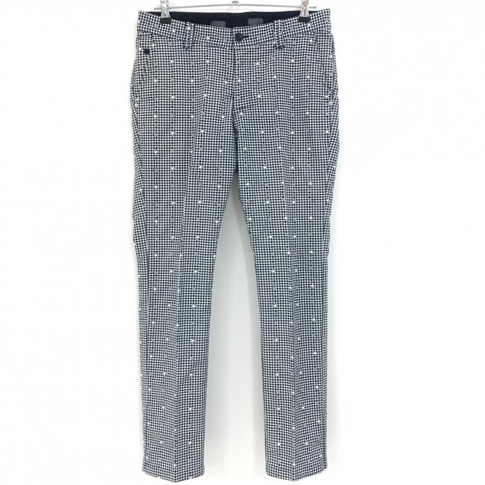 【美品】アンパスィ パンツ 総柄 ハット ストレッチ メンズ 85 美品】アンパスィ パンツ 総柄 ハット ストレッチ メンズ 85