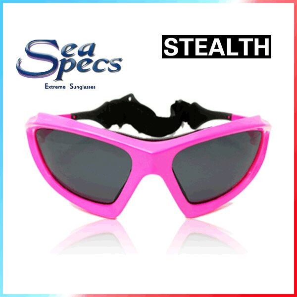 SEA SPECS STEALTH / シースペック ウォータースポーツ用 サングラス ピンク メンズ レディース UVカット 偏光レンズ SUP サップ