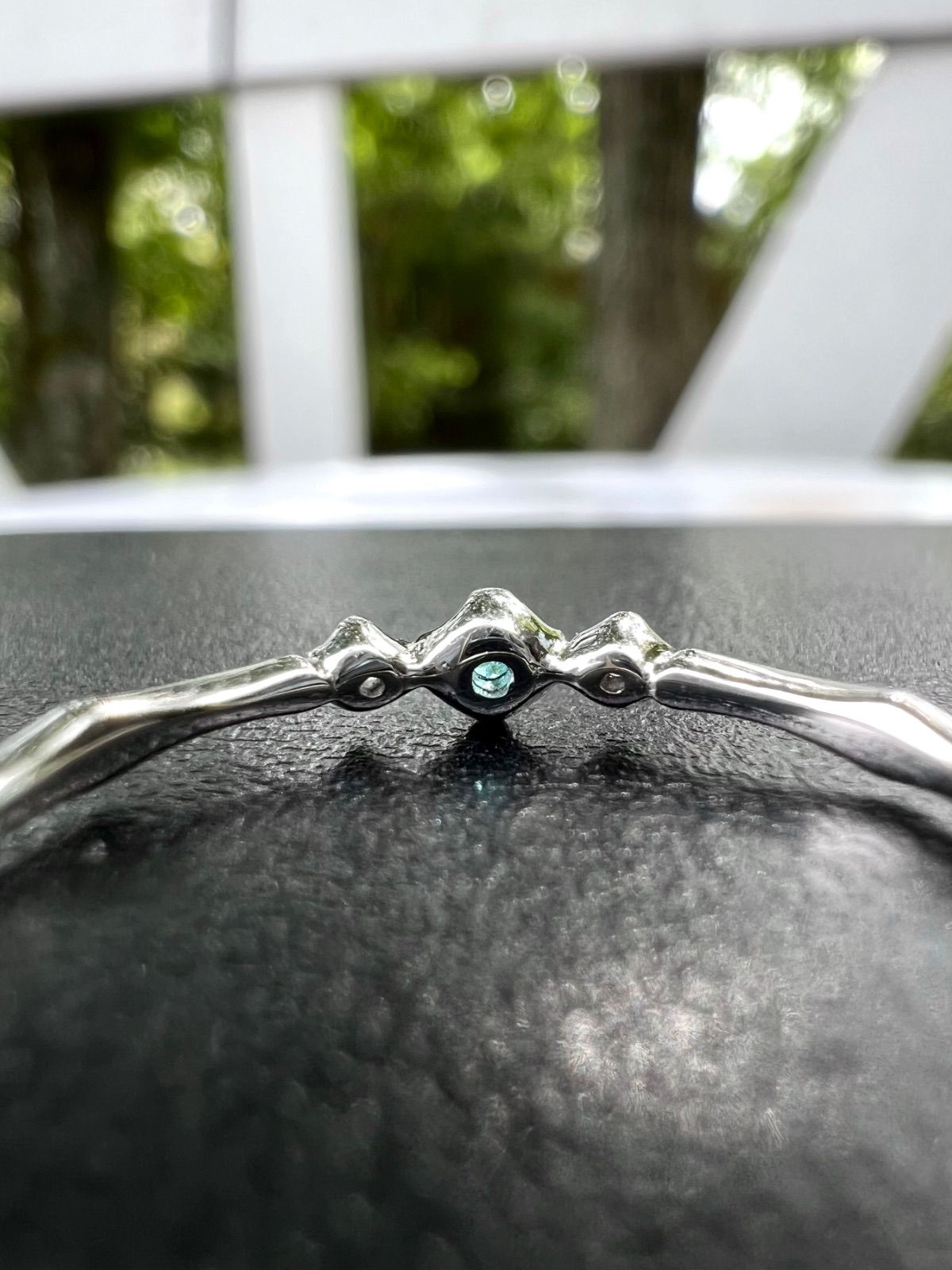 Pt950ブラジル産パライバトルマリンリング #13【ランダム発送商品