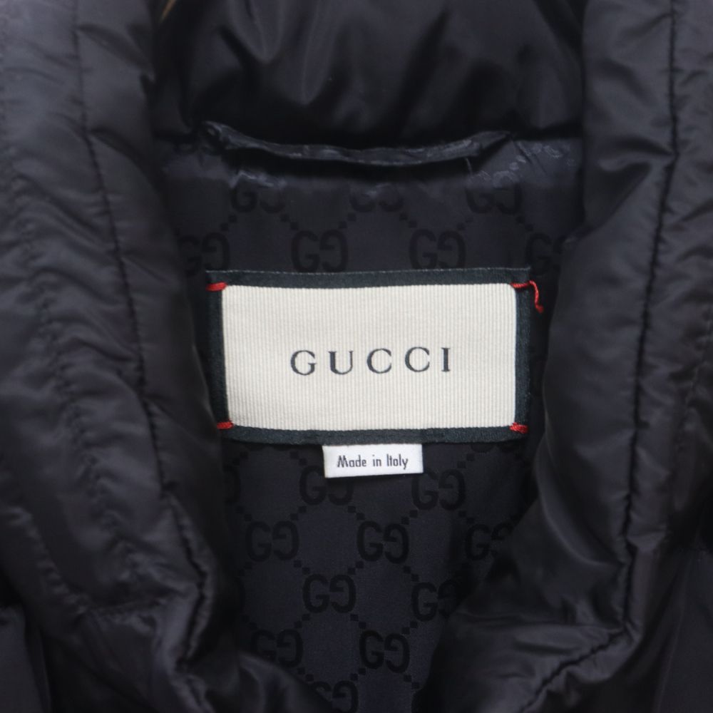 グッチ メンズ ロゴワッペン フード付き ダウンベスト 439367 楽天市場】【グッチ】Gucci メンズ ロゴワッペン フード付き