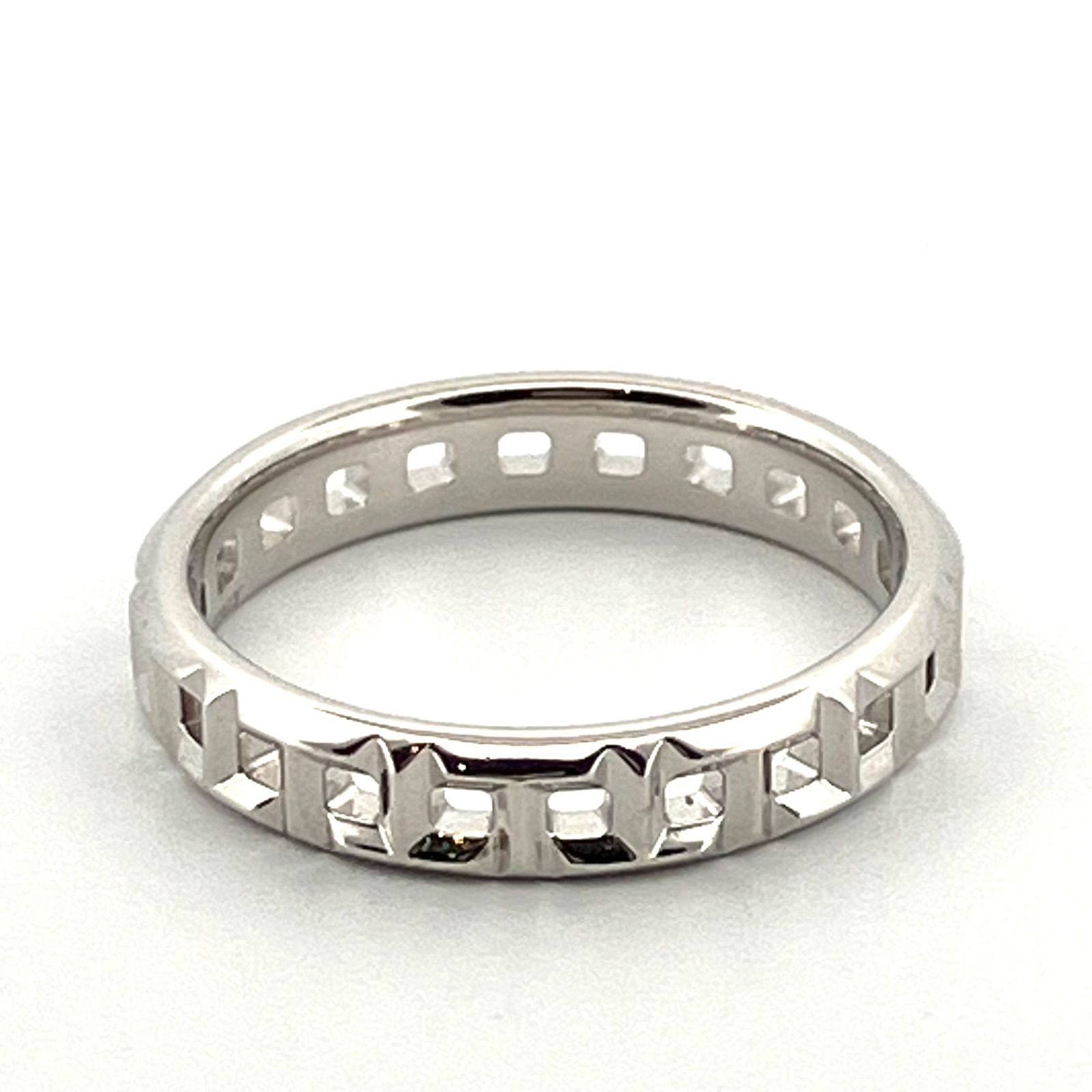 極美品 付属品付き ティファニー Tトゥルー ナロー リング 9号 k18 Tiffany T ティファニー トゥルー ナロー リング ダイヤモンド 9