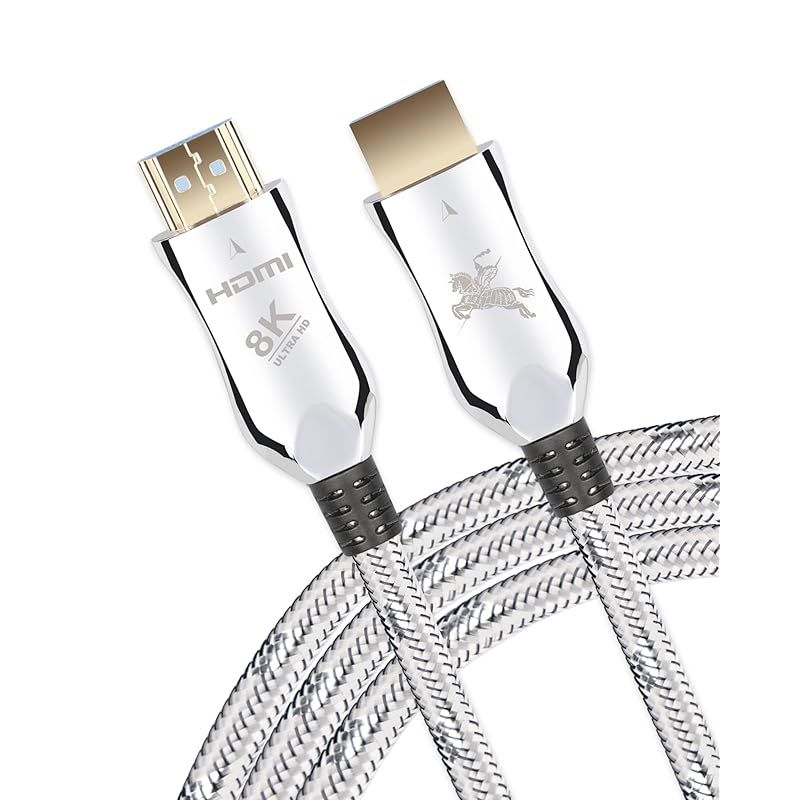 Impeto HDM 2.1光ファイバー 48Gbps超高速 HDMI 2.1ケーブル 8K＠60Hz/4K@120Hz対応 PS5/XBOX/PC/AVR/プレーヤーなど適用(1.5M) 1