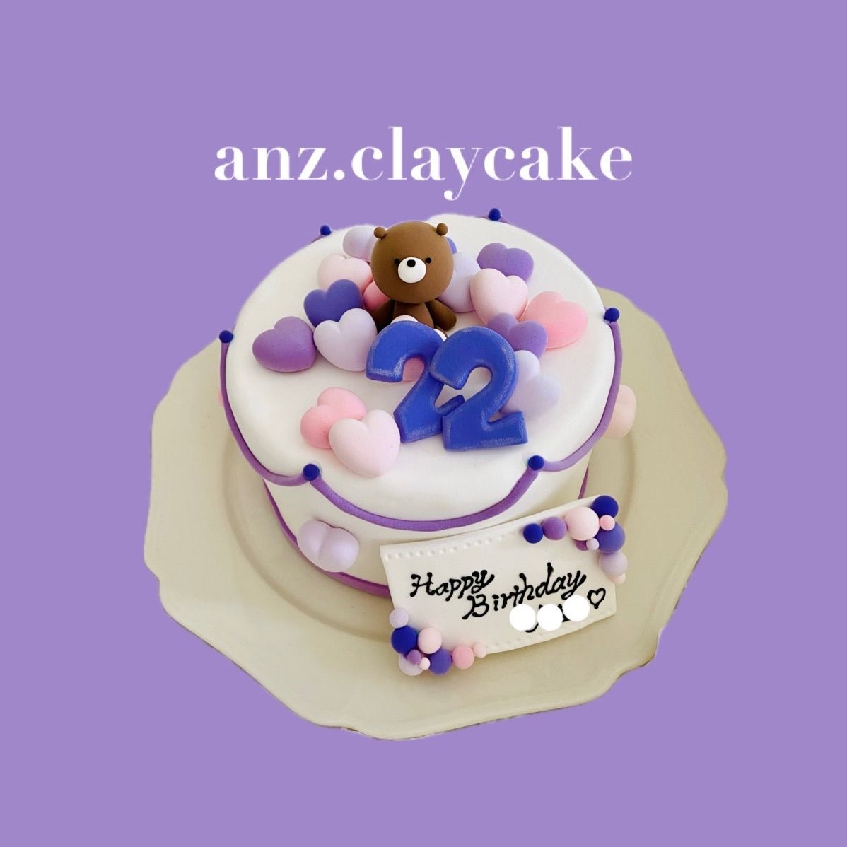 クレイケーキ フルオーダー受付中 推しケーキ マタニティ 生誕祭 誕生