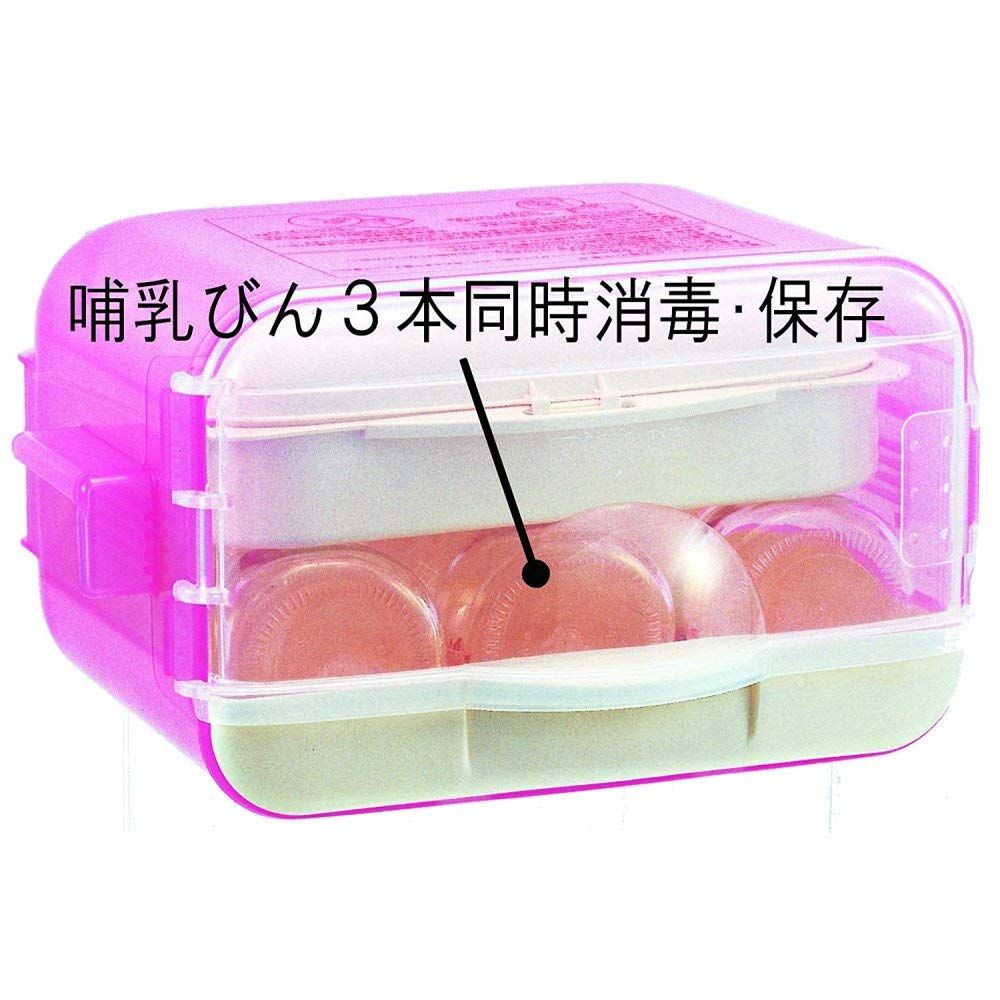 電子レンジスチーム-薬液消毒ケース