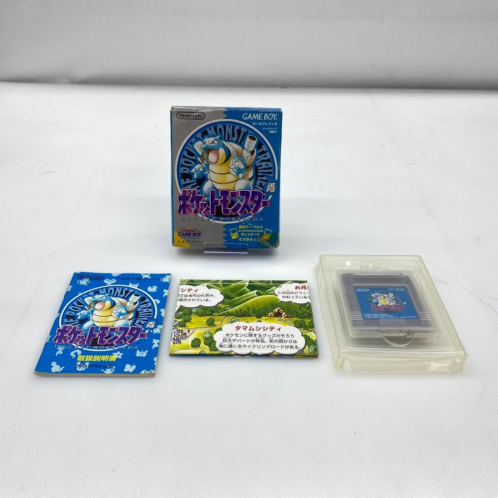 05w15249 任天堂 Nintendo ポケットモンスター 青 ゲームボーイ ゲームソフト DMG-P-APEJ 品