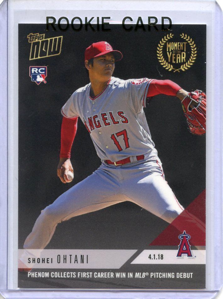 大谷翔平 PSA10】2018 TOPPS NOW メジャー初勝利 日本語版-