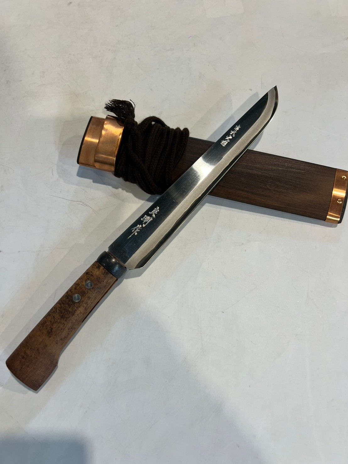 日本小刀 土居良明作 古式火造 和式ナイフ 狩猟用剣鉈 両刃 WWW_OLIVIERBERNSTEIN_COM