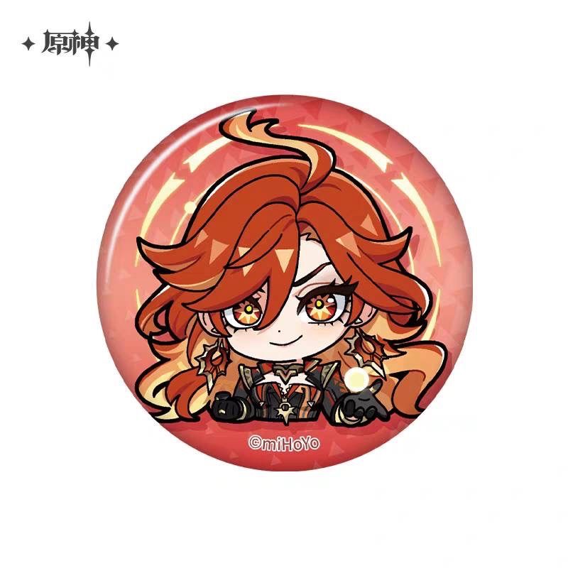 公式正規品 ちびキャラ缶バッジ ナタ 原神 缶バッジ マーヴィカ