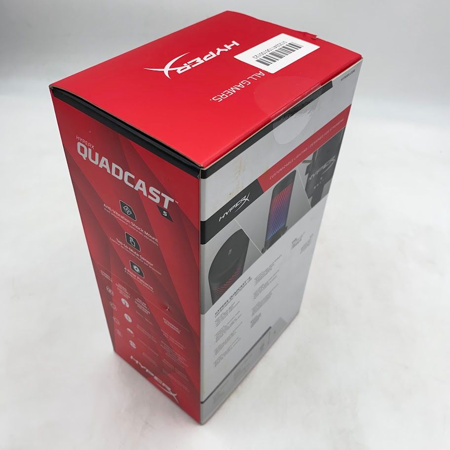 新品・未開封品】HyperX QuadCast S スタンドアロンマイク RGBライティング 4P5P7AA QDC001 - メルカリ