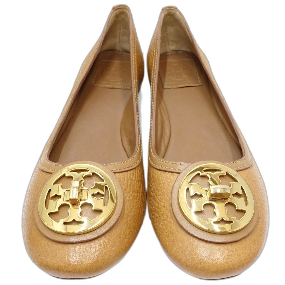 極美品☆ TORY BURCH トリーバーチ パンプス フラットシューズ レザー TORY BURCH トリーバーチ バレエシューズ QUILTED MINNIE 50736