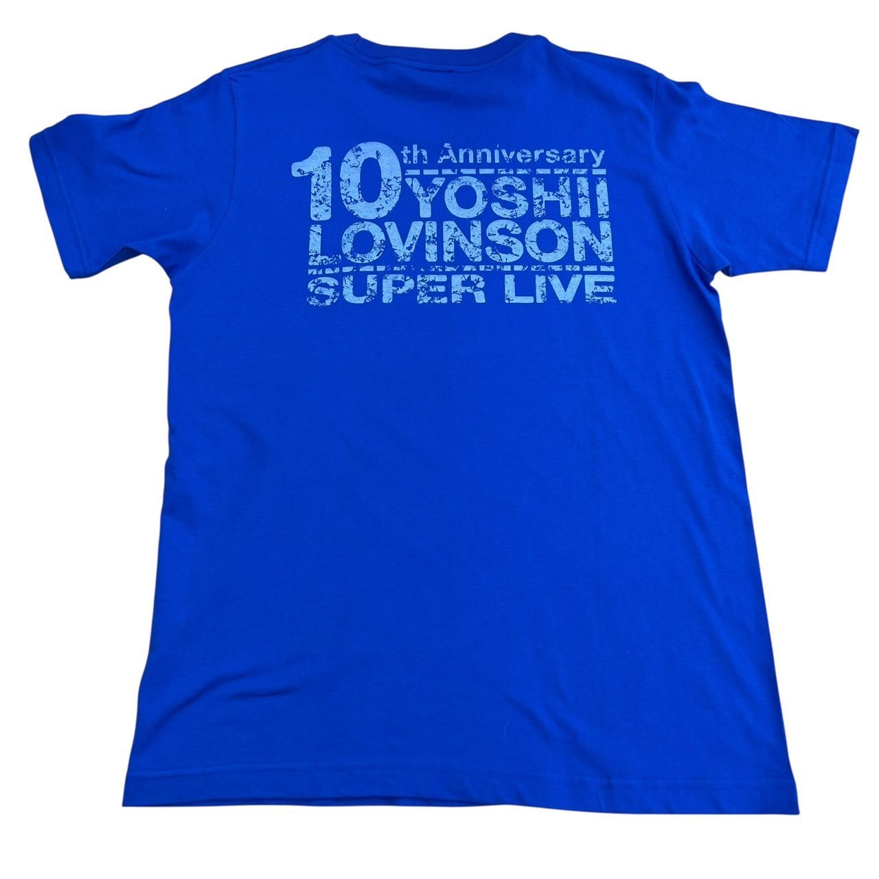 吉井和哉 Tシャツ 2013 YOSHII LOVINSON スーパーライブ ブルー