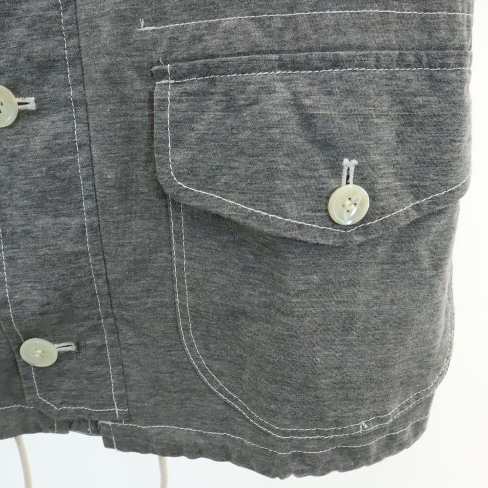 コムデギャルソンオム AD2011 日本製 HI-J047 長袖 ジャケット XS グレー COMME des GARCONS HOMME フード メンズ