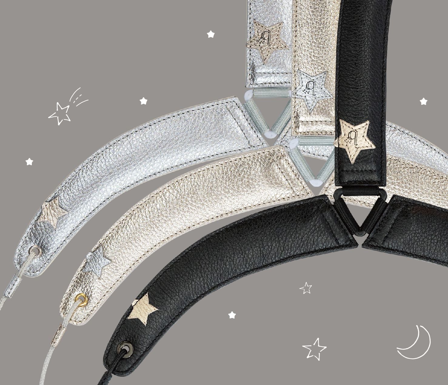 2023限定品★ ブレステイキング サックスストラップ 箔レザー ブラック Sサイズ-6