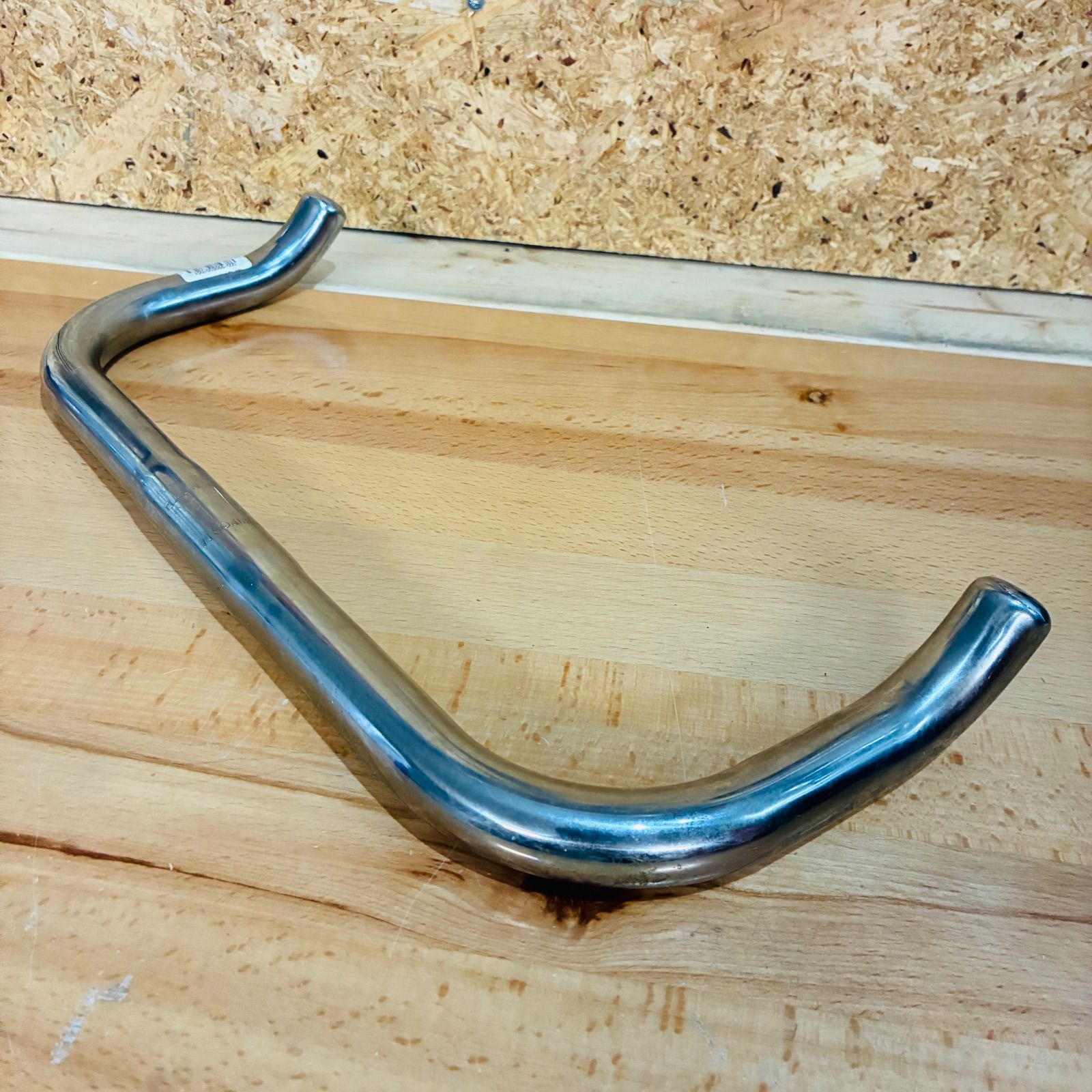 ♥ NITTO RB018 SP 別注 ブルホーン ハンドル バー 角丸 c-c380mm ステンレス ピスト 527g φ26 RACING BAR ニットー スペシャル