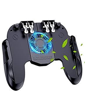 【中古】【非常に良い】PUBG コントローラー Emoily 最新6本指 荒野行動 ゲームコントローラー PUBG Mobile ゲームパッド スマホ用ゲームグリップ pubgモバイルコントロ