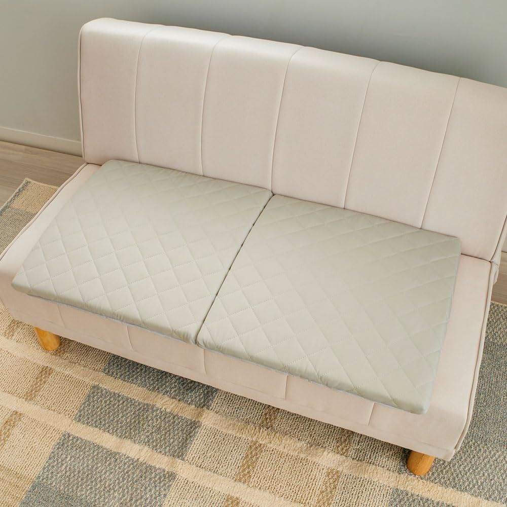 新品 ベルーナ(BELLUNA)もちもち冷感・低反発ソファパッド