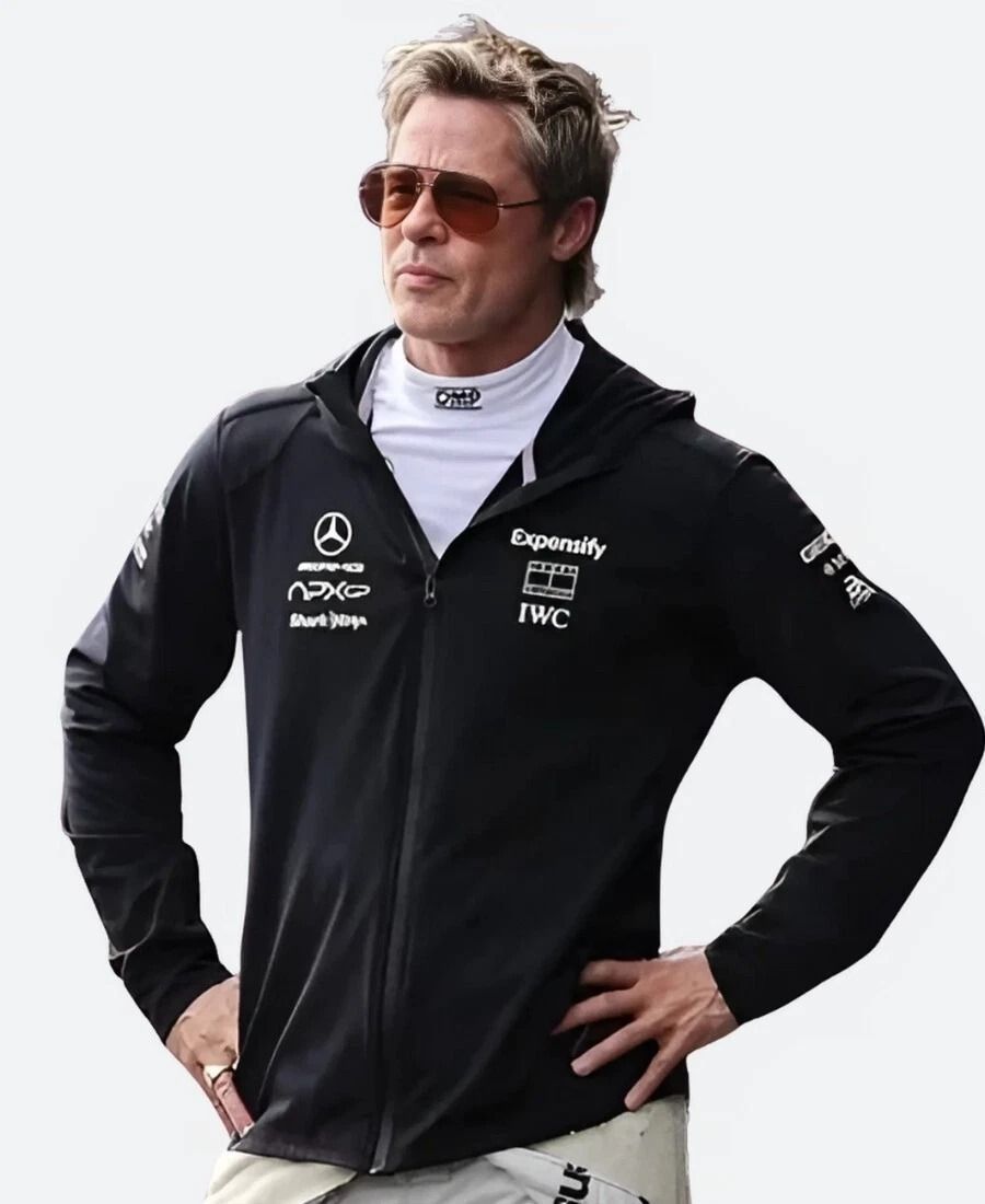 公式完売   F1 APXGP グラフィックパーカー F1ブラッド・ピット映画 スウェットパーカー APXGP レプリカ