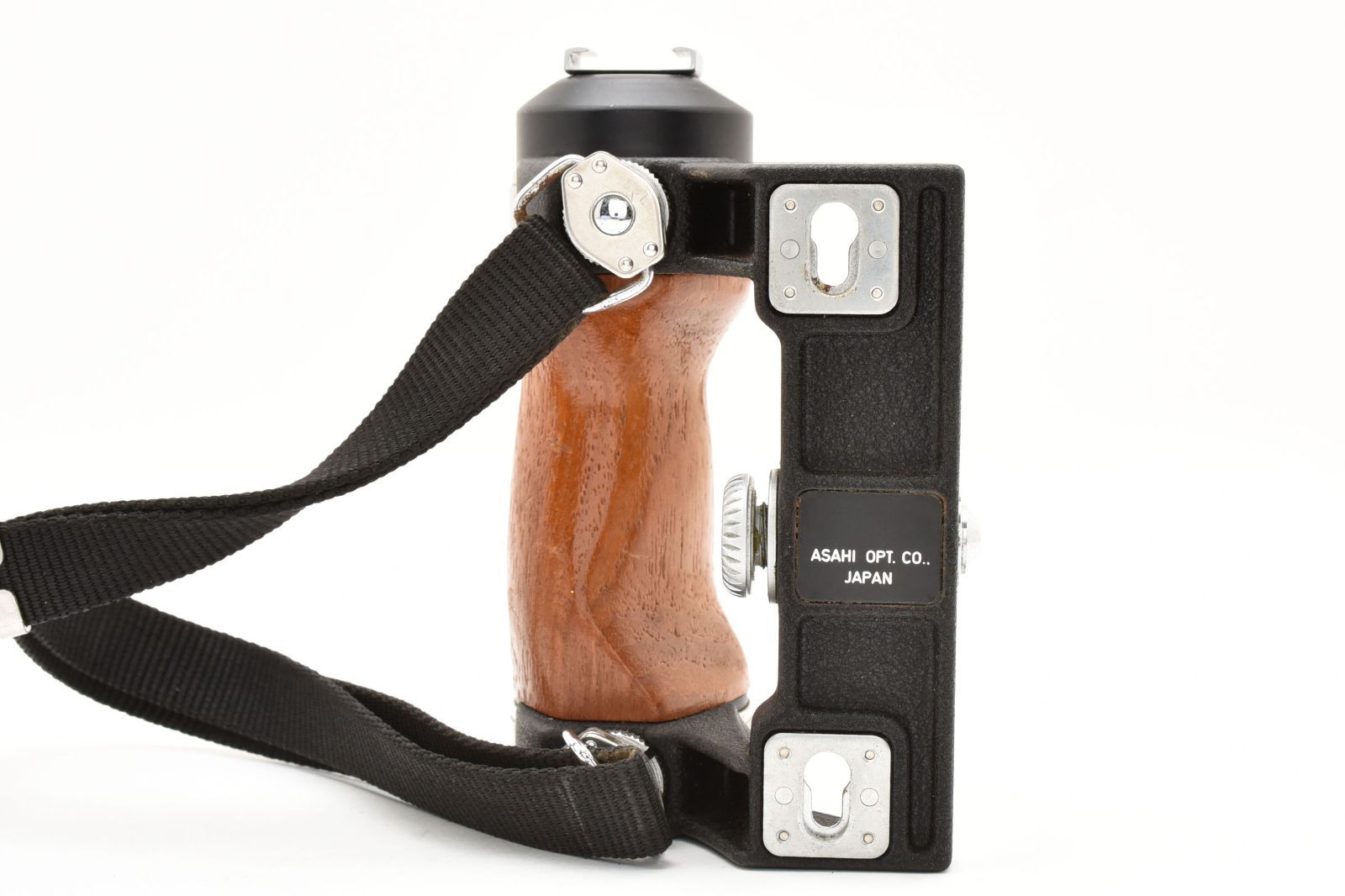 【完動品】ASAHI PENTAX 6×7 木製グリップ　ストラップ付き Asahi PENTAX 木製ハンドグリップ（ストラップ付き