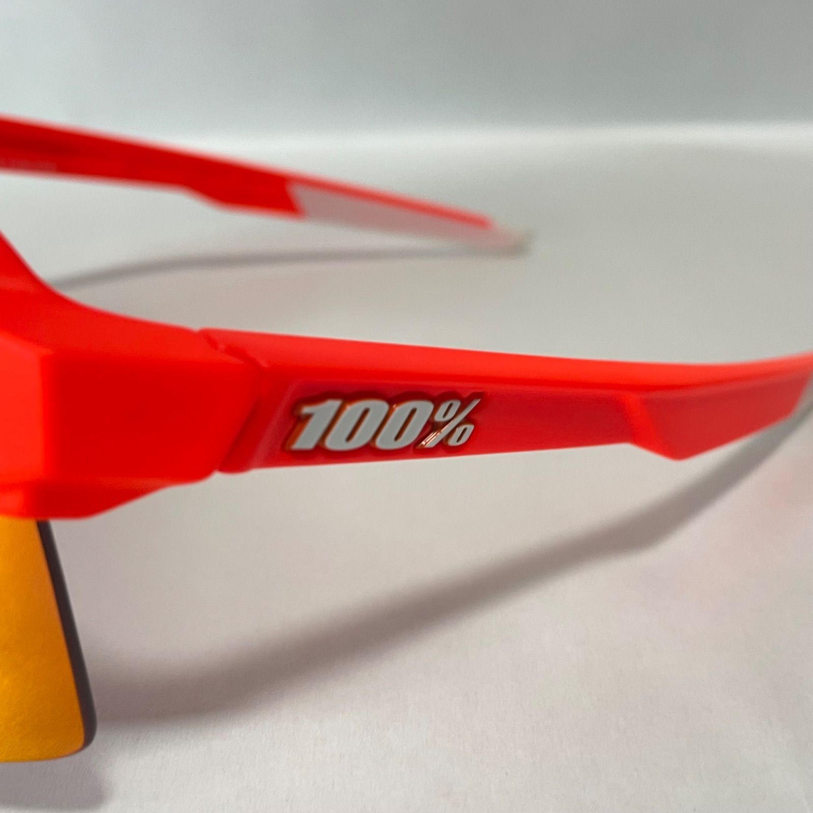 100%/ワンハンドレッド サングラス S3 Soft Tact Neon Orange