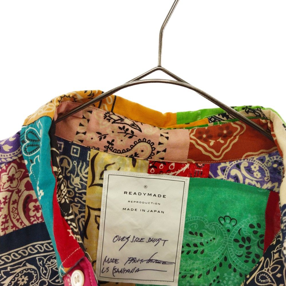 READY MADE (レディメイド) Bandana Oversize Shirt バンダナ総柄