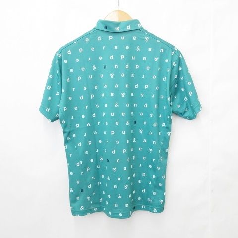 アンパスィ and per se ゴルフ スポーツウエア ポロシャツ 半袖 ボタン