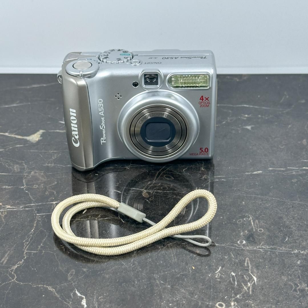 Canon PowerShot A 530 単3電池駆動 キャノン パワーショット デジタルカメラ コンデジ コンパクトデジカメ カメラ 動作品 光学4倍ズーム 向けモデル レトロデジカメ