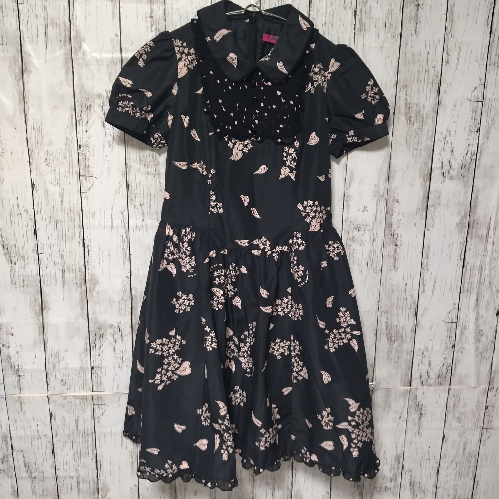 DOLLY GIRL by ANNASUI ハート柄ブルードレス シフォン 2 DOLLY GIRL BY ANNA SUI ワンピース ハート柄 - メルカリ