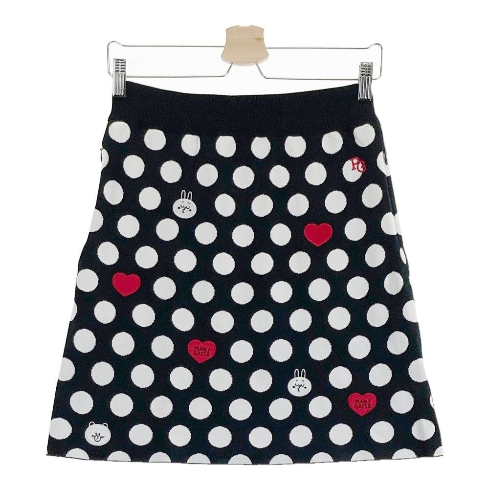 PEARLY GATES ドット柄ニットゴルフスカート