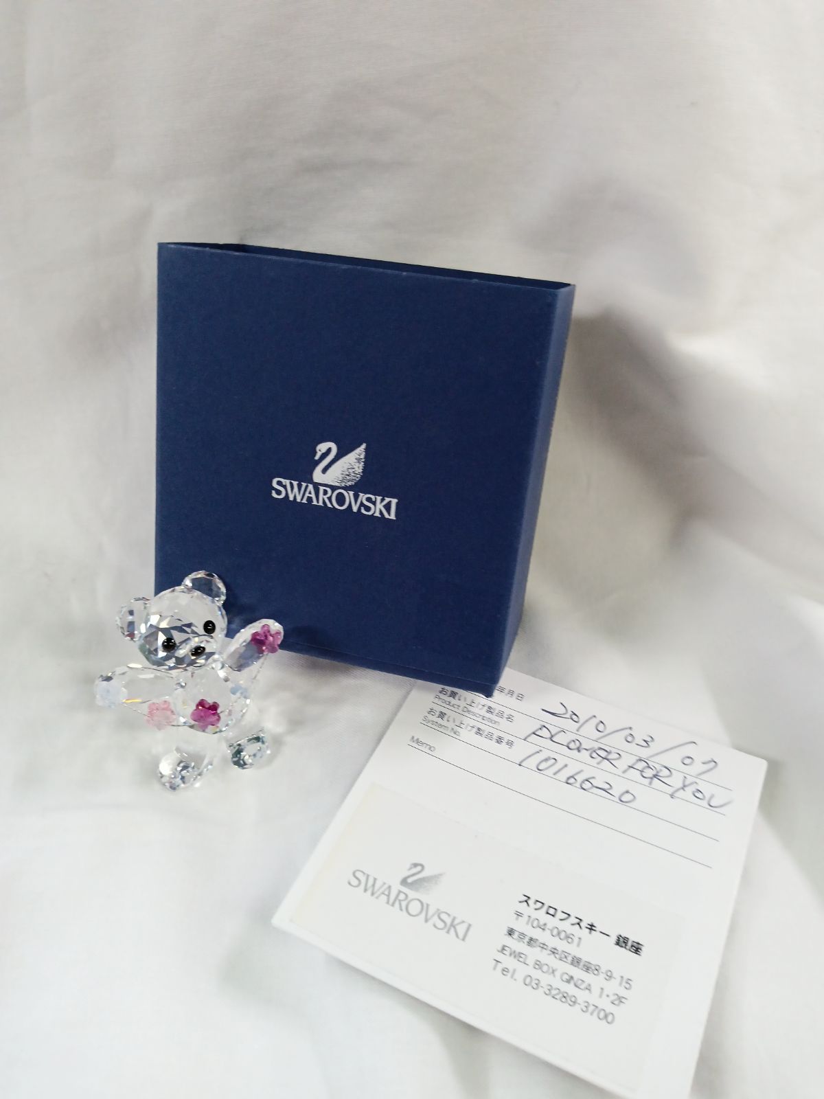 2012年限定 SWAROVSKI Flowers for You クリスベア - メルカリ
