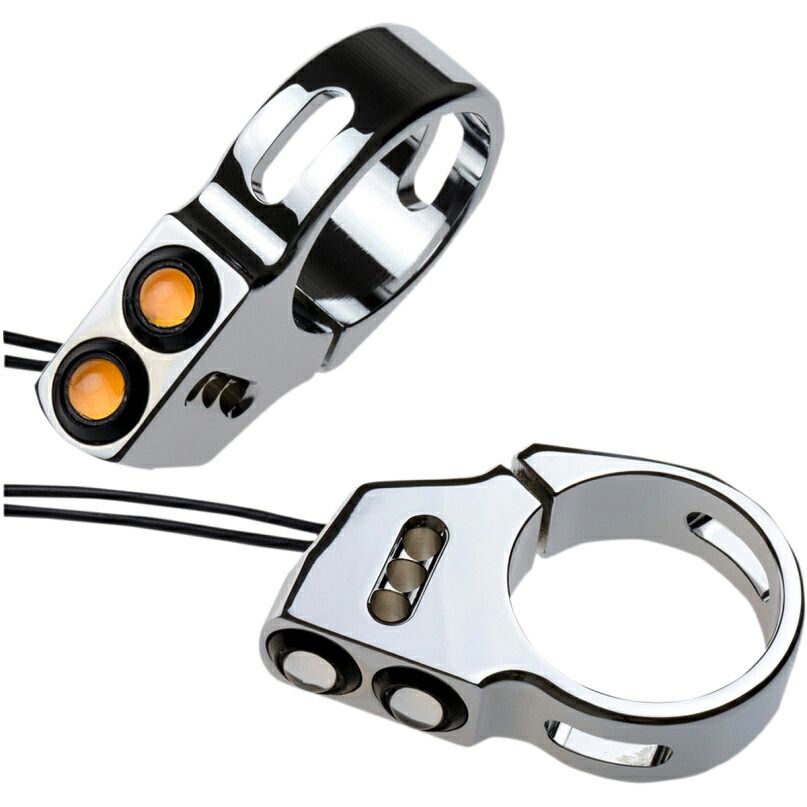 Joker Machine RAT EYE LED フォークマウント マーカーライト クローム 49mmフォーク