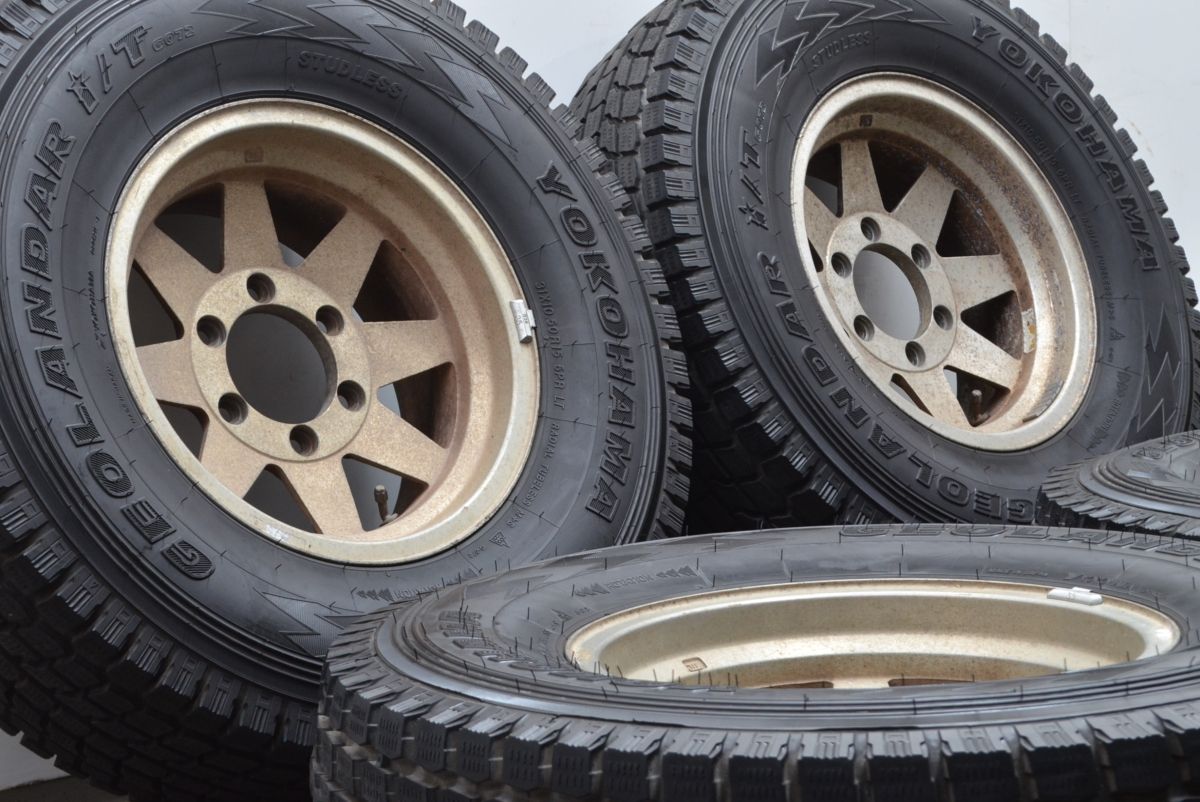 品 ASAHI マッドスポーク 15in 7J 12 139.7 ヨコハマ ジオランダー I|T G072 31×10.50R15 6PR 70 ランクル リフトアップサイズ