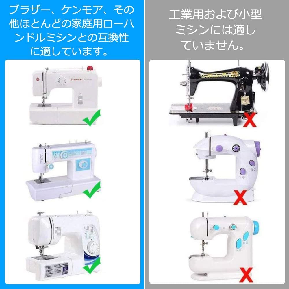 家庭用ミシン専用 裁縫用 多機能 実用縫い押さえ足 交換用ミシン押さえ 【 家庭用ミシン押さえ 13mm 三巻押さえ 19mm 6個セット 25mm  押え足 3mm ミシン 4mm WETARENDA 6mm】 メルカリ