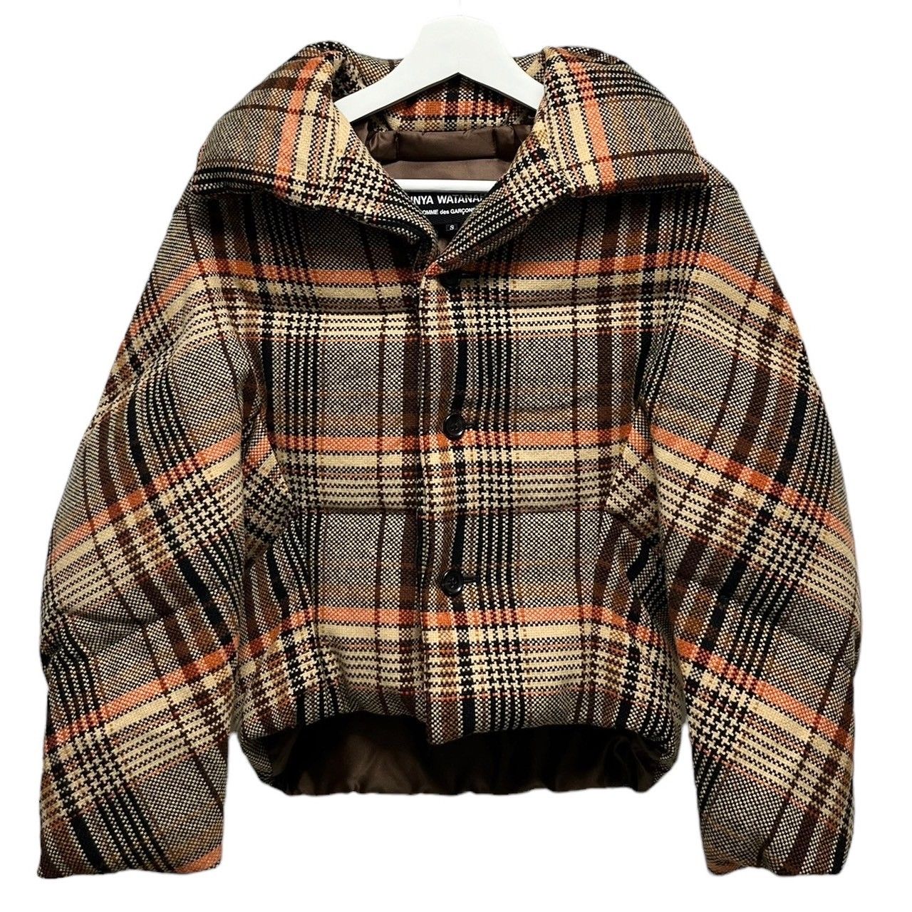 JUNYA WATANABE ジュンヤワタナベ 04AW チェック柄ダウンジャケット JN  