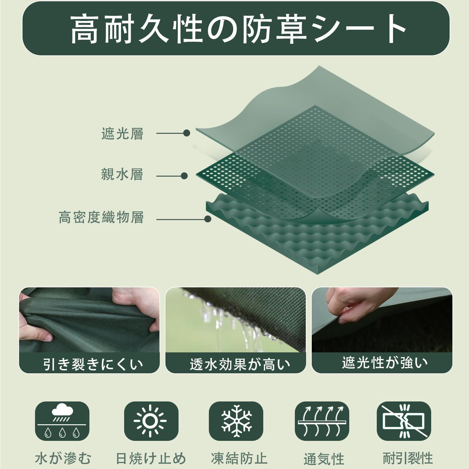 厚手 耐用年数は5年