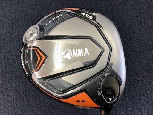 ホンマTW747ドライバー 455 10.5 ヘッドカバー&レンチ付 本間ゴルフ