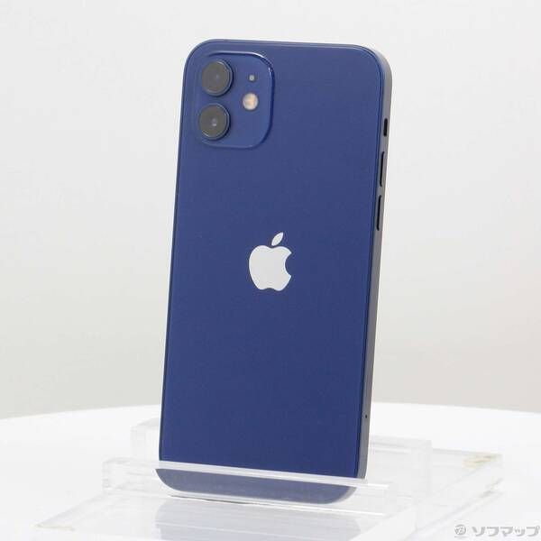 中古品〕 iPhone12 64GB ブルー MGHR3J／A SIMフリー iPhone12