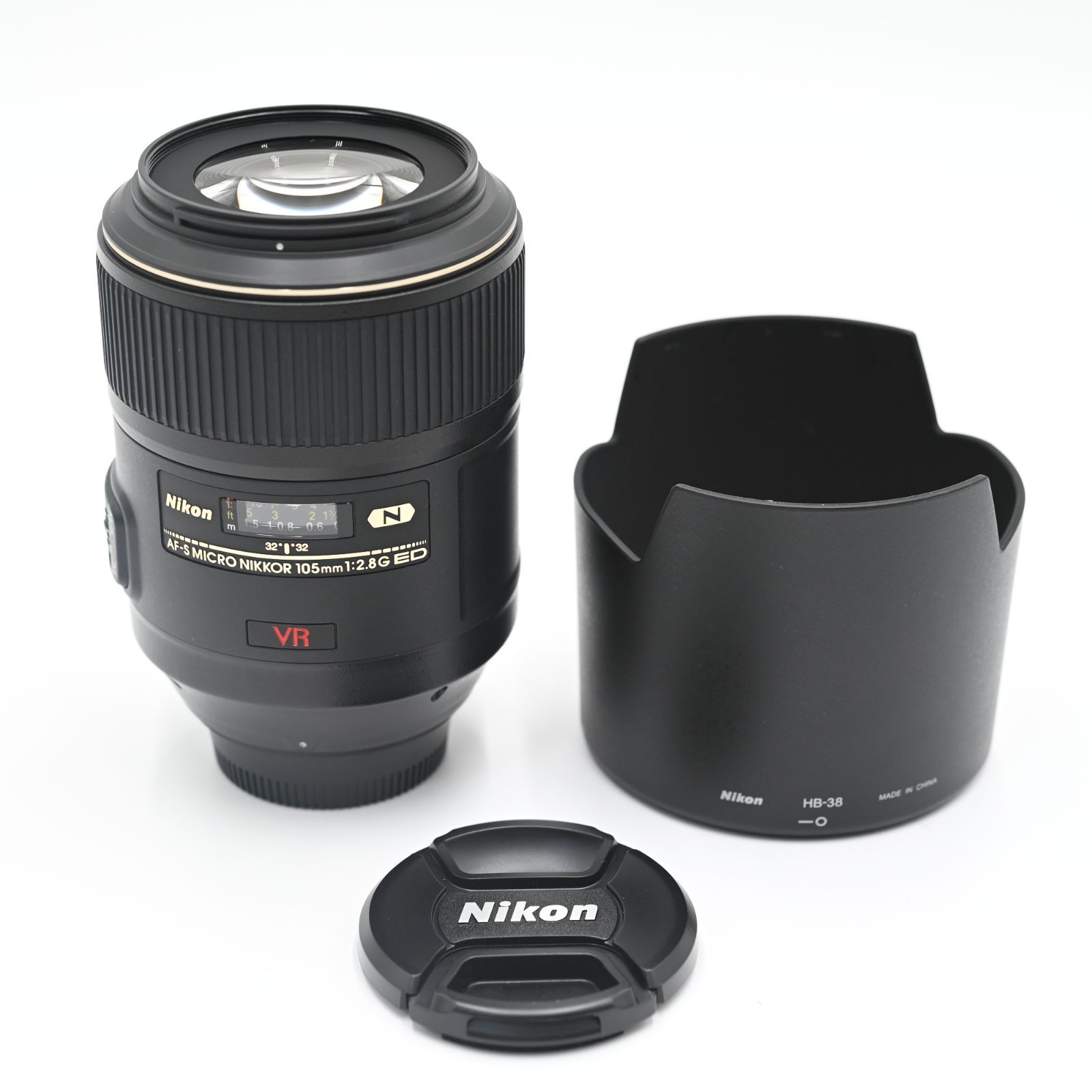 極上品】Nikon 単焦点マイクロレンズ AF-S VR Micro Nikkor 105mm f