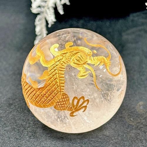 丸玉（レインボークォーツ龍）