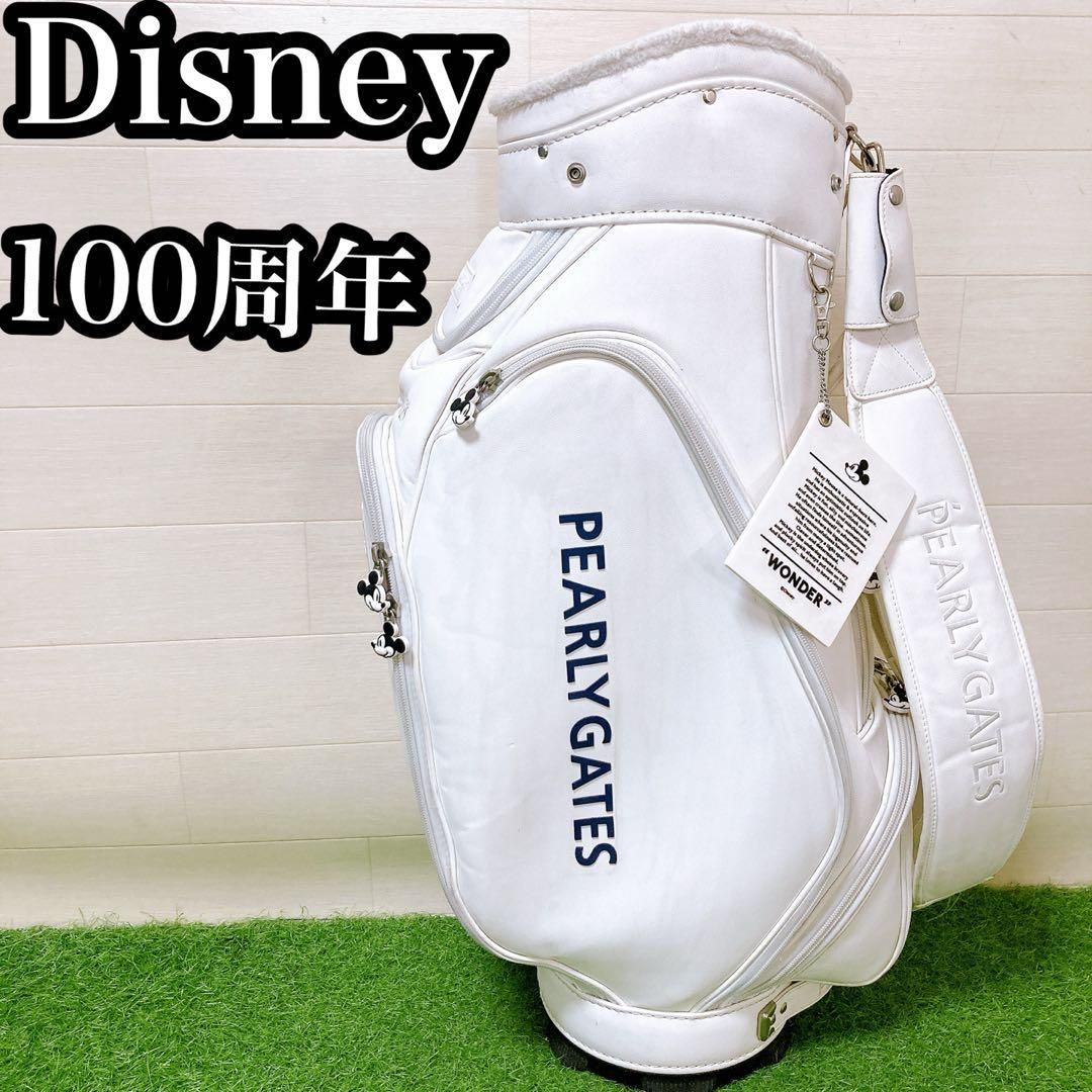 パ－リ－ゲイツ☆入手困難限定ディズニーミッキーコラボ　キャディBag PEARLY GATES キャディバッグ ミッキーコラボ パーリーゲイツ M