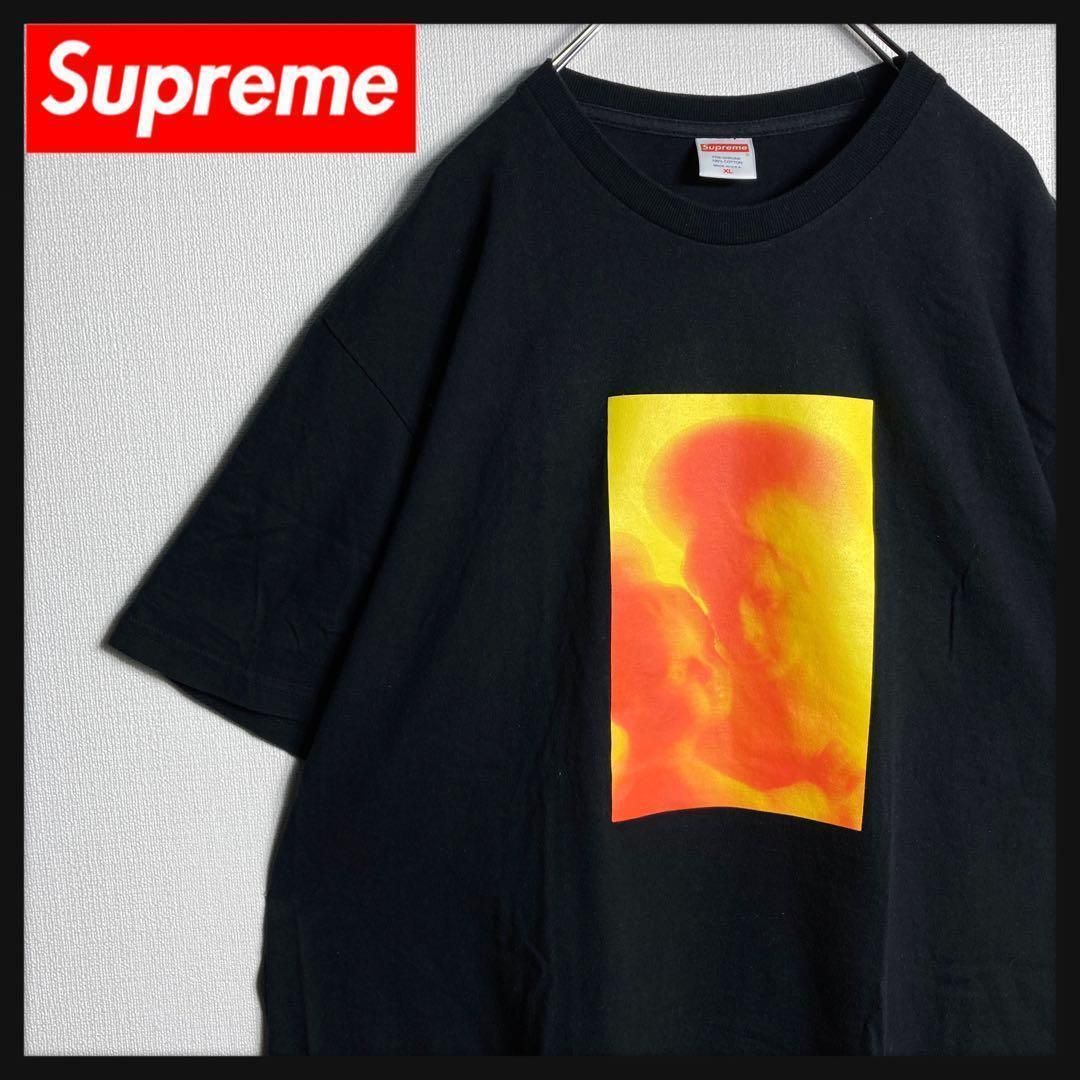 t982【希少】シュプリーム ビッグ プリント ロゴ Tシャツ 入手困難 人気 美品】シュプリーム ビッグプリント 希少XLサイズ 入手困難 t