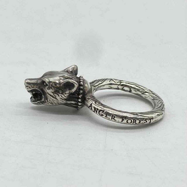 GUCCI ANGER FOREST WOLF HEAD RING 12号 グッチ アンガー