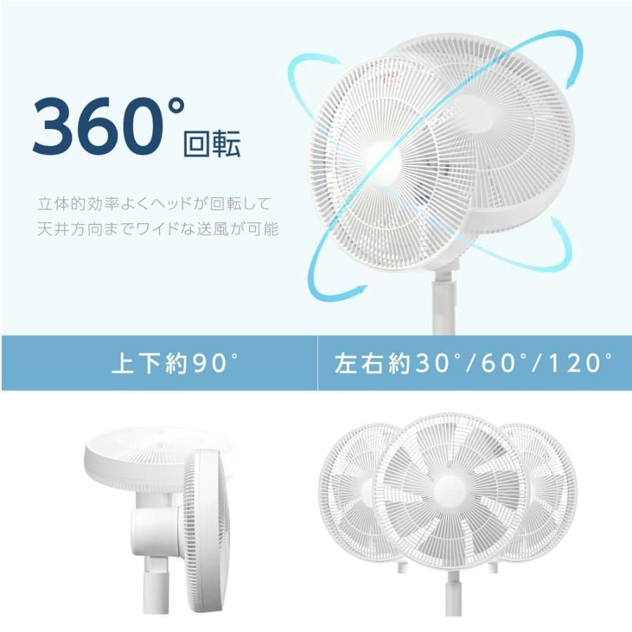 DCモーター 12段階風量調節