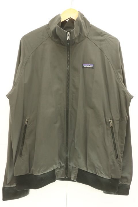【中古】 patagonia メンズナイロンジャケット L Baggies Jacket patagonia L 黒 ブラック ロゴ